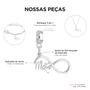 Imagem de Pulseira Mãe e Filho Berloque Banhado a Prata 925