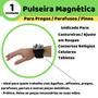 Imagem de Pulseira Magnética Bracelete Imã Imantada Para Pequeno Objetos Metais - PS-5004