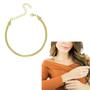 Imagem de Pulseira malha banhada a ouro