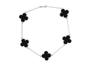 Imagem de Pulseira marsilea Ônix 12mm em Prata 950  Sofisticação e Estilo