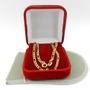 Imagem de Pulseira Masculina 18cm 3mm Largura Folheado Ouro 18k PL475