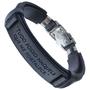 Imagem de Pulseira Masculina De material sintético Com Frases Religiosas