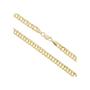 Imagem de Pulseira Masculina Elo Duplo Grossa Ouro 18k 750