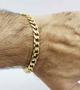 Imagem de Pulseira Masculina Grumet Banho Ouro 18k 1823