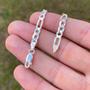 Imagem de Pulseira Masculina Prata 925 Italiana 3x1 5mm Pulso Legítima