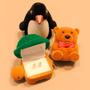 Imagem de Pulseira Melindrosa Infantil com Figa em Ouro 18k