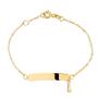 Imagem de Pulseira Melindrosa Infantil com Figa em Ouro 18k
