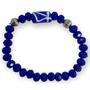Imagem de Pulseira Ogum Espada Com Firma Azul Cristal E Silicone