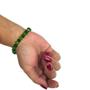 Imagem de Pulseira Ossaim Verde Pingente Cristal E Silicone