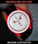 Imagem de Pulseira p/ Relogio Omega Swatch Moonswatch Black Red Stripe 20mm 
