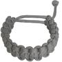 Imagem de Pulseira Paracord 550lb Bracelete Tático 2,5m Corda De Sobrevivência Cinza