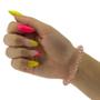 Imagem de Pulseira Patuá Do Amor Rosa Cristal E Silicone