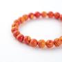 Imagem de Pulseira Pedra Natural Malaquita Laranja 8 mm