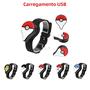 Imagem de Pulseira Pokémon Go Plus Bluetooth - Relógio Digital Recarregável via USB