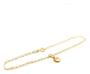 Imagem de Pulseira Portuguesa de Ouro 18k com Berloque Pingente Coração Bracelete Elo Português Feminina