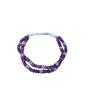 Imagem de Pulseira prata 925 com rubis 17cm