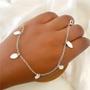 Imagem de Pulseira prata 925 folhas