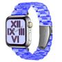 Imagem de Pulseira Resina Azul Marinho 42/44/45/49mm Compatível Waatch e Smartwatch  Seriee 4 5 6 7 8 Ultraa see