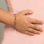 Imagem de Pulseira Rommanel Elos Triangular Com Bolas De Resina 552027