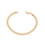 Imagem de Pulseira Rommanel Folheada a Ouro 18k Grumet Dupla 20cm