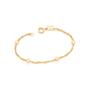 Imagem de Pulseira Rommanel Infantil Folheada Ouro 18k - 14cm