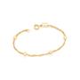 Imagem de Pulseira Rommanel Infantil Folheada Ouro 18k - 14cm