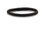 Imagem de Pulseira Rosso Couro Trançado Preto