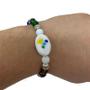 Imagem de Pulseira Sete Linhas Búzios Colorido Com Cristal E Silicone