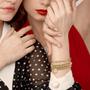 Imagem de Pulseira Shownee Banhada a Ouro 14K com Pingentes Dourados - Para Mulheres