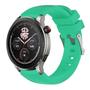 Imagem de Pulseira Silicone Fecho Prata compatível com GTR4 GTR 4 A2166 / GTR 2 e 3 / Stratos 2 3 - Verde Água