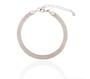 Pulseira Trama Trançada Banho Ródio Branco - Lua Mia Joias Imagem de Pulseira Trama Trançada Banho Ródio Branco