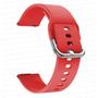 Imagem de Pulseira Vermelho de Silicone Fecho de Aço 20MM Compativel  Waatch3 Active2 GTS3 GTR42/47mmGTR3/PRO