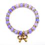 Imagem de Pulseira West Coast Jewelry Bow Tie Charm Lavender Jade Stone