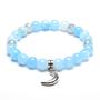 Imagem de Pulseira West Coast Jewelry ELYA Moon Charm Jade azul claro