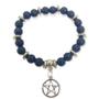 Imagem de Pulseira Wicca Bruxa Ou Pentagrama Proteção - Escolha A Cor