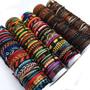 Imagem de Pulseiras De Couro Vintage Para Homens E Mulheres, Pulseira Ajustável, Joias Da Moda, 5 Peças