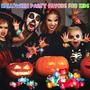 Imagem de Pulseiras de LED GOHEYI - Pacote com 24 Unidades para Festa de Halloween Infantil