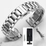 Imagem de Pulseiras De Relógio Universais De Aço Inoxidável Com Extremidade Curvada 12-24mm Sólidas Para Fecho