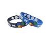 Imagem de pulseiras identificação autismo 22cm pai e mãe de autista com regulagem cores preta azul rosa 10un