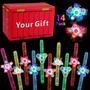 Imagem de Pulseiras LED com Fidget Spinner - Pacote com 14 Unidades