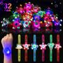 Imagem de Pulseiras LED com Fidget Spinner - Pacote com 32 Unidades - Festa