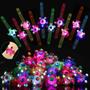 Imagem de Pulseiras LED com Fidget Spinner - Pacote com 48 Unidades para Crianças