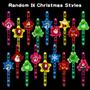 Imagem de Pulseiras LED Fidget Spinner Jofan - Pacote com 24 Unidades para Crianças - Natal