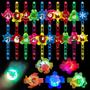 Imagem de Pulseiras LED Fidget Spinner Jofan - Pacote com 24 Unidades para Crianças - Natal