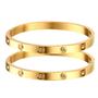 Imagem de Pulseiras MPRAINBOW Banhadas a Ouro 18K com Zircônia Cúbica - Par