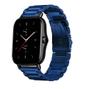Imagem de Pulseiras premium em aço inoxidável 3 elos Nsmart compatíveis com Amazfit GTS / GTS 2 MINI / GTS 2 / GTS 2e / GTS 3 / GTS 4 mini