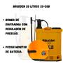 Imagem de Pulverizador Brudden  Elétrico A Bateria 20lt Ss-20b