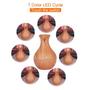 Imagem de Purificador Da Aromaterapia Do Umidificador Do Ar De Led Ultrasonic Ar / Aroma Difusor Óleo CONE CLARO