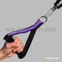 Imagem de Puxador de Mão Estribo Nylon ROXO Alça Para CrossOver Remada Academia Pilates Puxada Triceps Biceps - Par