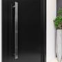 Imagem de Puxador de Porta Aço Inox Escovado 50cm Portas Pivotante Madeira Vidro Temperado Modelo Eros